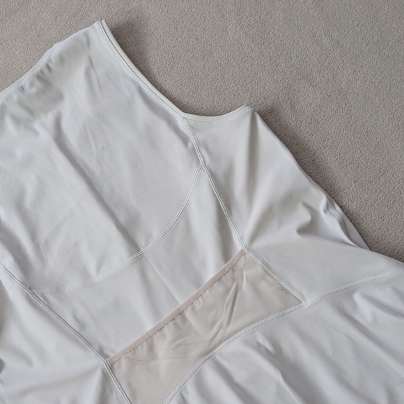 Athleta Ace Tennis/Golf Dress Workout Zip Front White Ball Pocket Size 1X - Picture 11 of 15